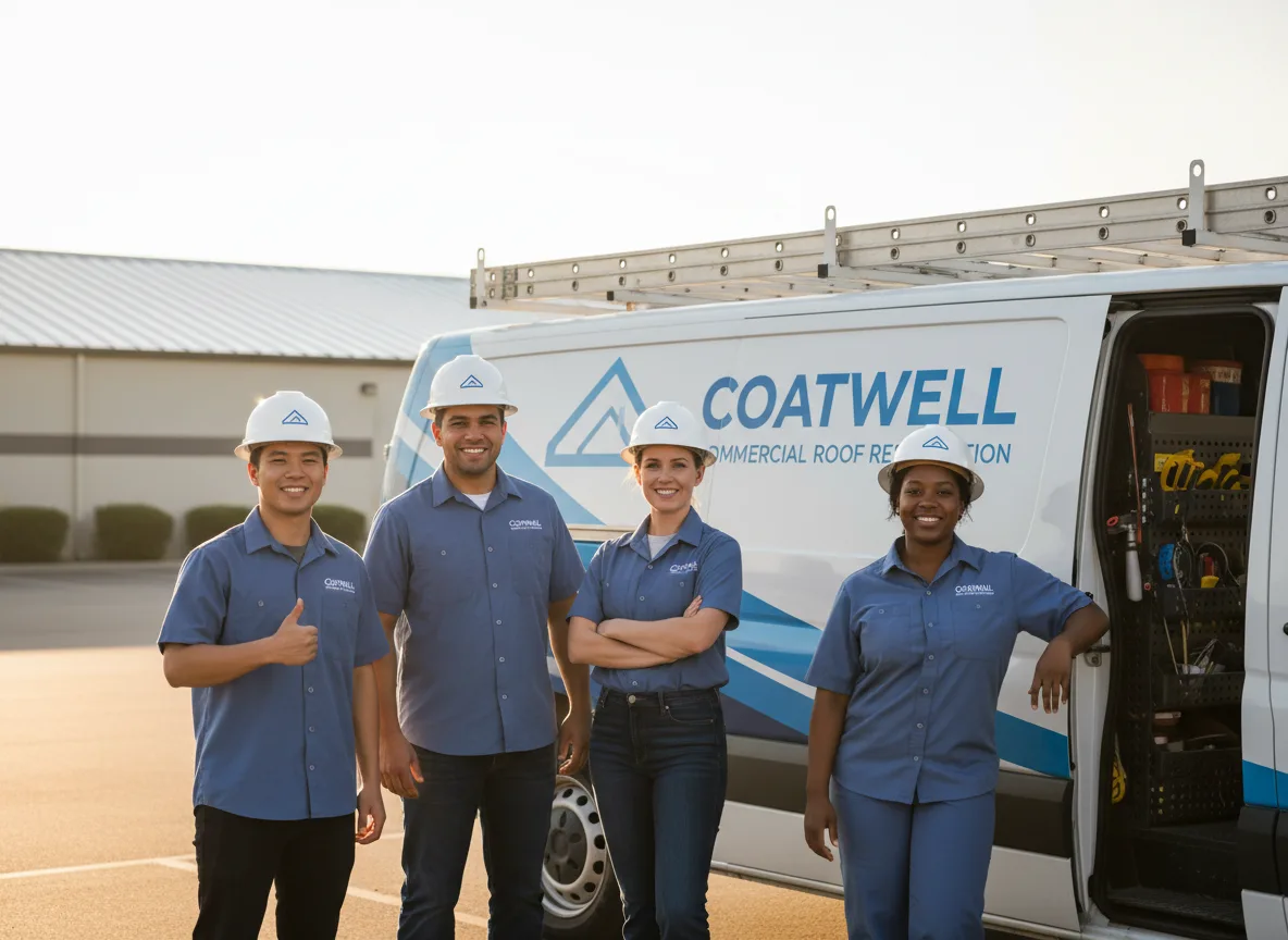 Commercial roof coating company in Ricketts, IA
